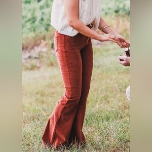 YMI Redwood Corduroy Flare Pants